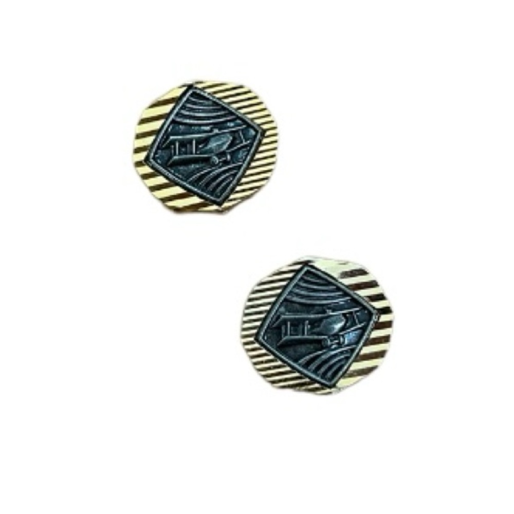 Vintage Airplane TSA Cufflinks